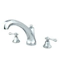 thumbnail image 1 of Kingston Brass Roman Tub Faucet, Polished Chrome, Deck Mount KS4321BL, 1 of 1