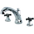 thumbnail image 1 of Kingston Brass KS4321PKX Duchess Two-Handle Deck Mount Roman Tub Faucet, Polished Chrome, 1 of 6