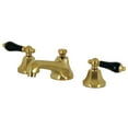 thumbnail image 1 of Kingston Brass KS4467PKL Duchess Widespread Bathroom Faucet with Brass Pop-Up, Brushed Brass, 1 of 5
