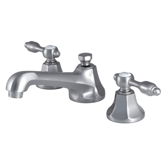 Kingston Brass KS4468TAL Tudor 8" Widespread Bathroom Faucet, Brushed Nickel