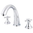 thumbnail image 1 of Kingston Brass KS5361BX Vintage Two-Handle Deck Mount Roman Tub Faucet, Polished Chrome, 1 of 4