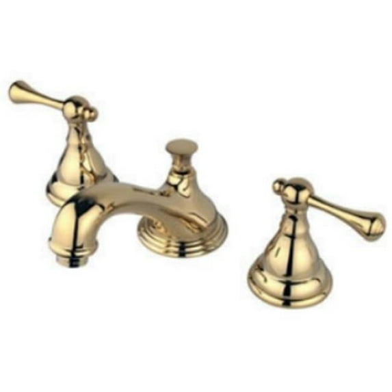Kingston Brass Widespread Bathroom Faucets In Polished Brass Finish KS5562BL