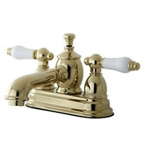 Kingston Brass KS7002PL 4 in. Centerset Bathroom Faucet, Polished Brass