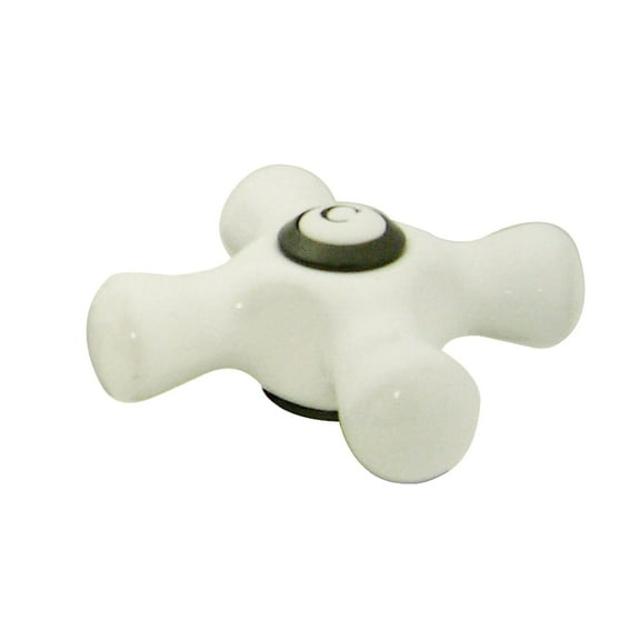 Kingston Brass Ksh116.Pxc Cold Porcelain Cross Handle, 3/8" X 16Pt - Bronze