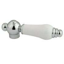 Kingston Brass Ksh395.Pl Porcelain Lever Handle, 3/8" X 16Pt - Chrome