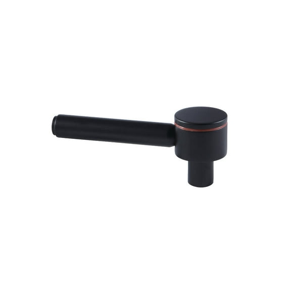 Kingston Brass Ksh814.H Hot Metal Lever Handle, 3/8" X 16Pt - Black