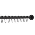 thumbnail image 1 of Kingston KSR600 Edenscape 60-Inch to 72-Inch Adjustable Shower Curtain Rod with Rings Combo in Matte Black, 1 of 8