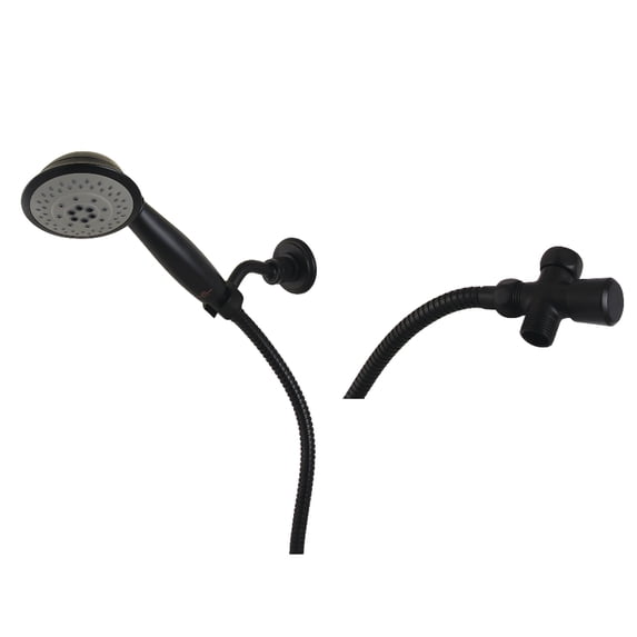 Kingston Brass KX2520BD Shower Scape Multi-Function Hand Shower Kit, Matte Black