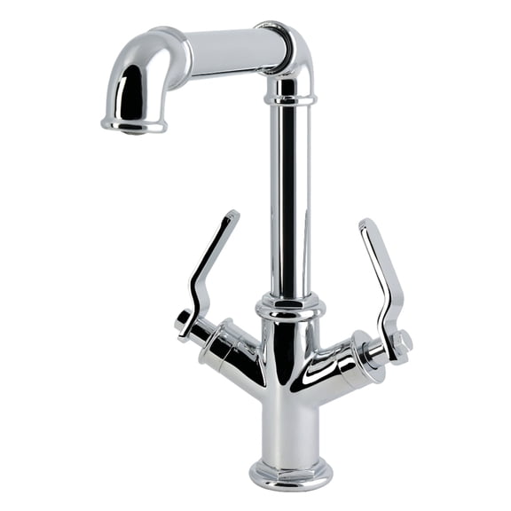 Kingston Brass LS6501KL Whitaker Two-Handle Single-Hole Kitchen Faucet, Polished Chrome