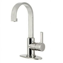 Kingston Brass LS861CTLPN Continental Single-Handle Bar Faucet, Polished Nickel