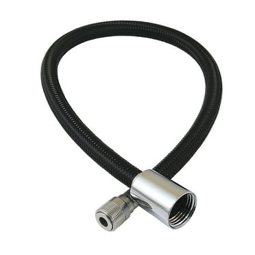 Kingston Brass LSSPRHOSE201 20" Braided Pull Down Kitchen Faucet Spray Hose, Polished Chrome