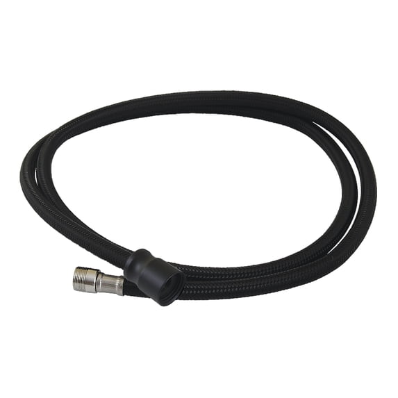 Kingston Brass LSSPRHOSE590C 59-Inch Black Nylon Hose for Pull-Out Kitchen Faucet, Matte Black