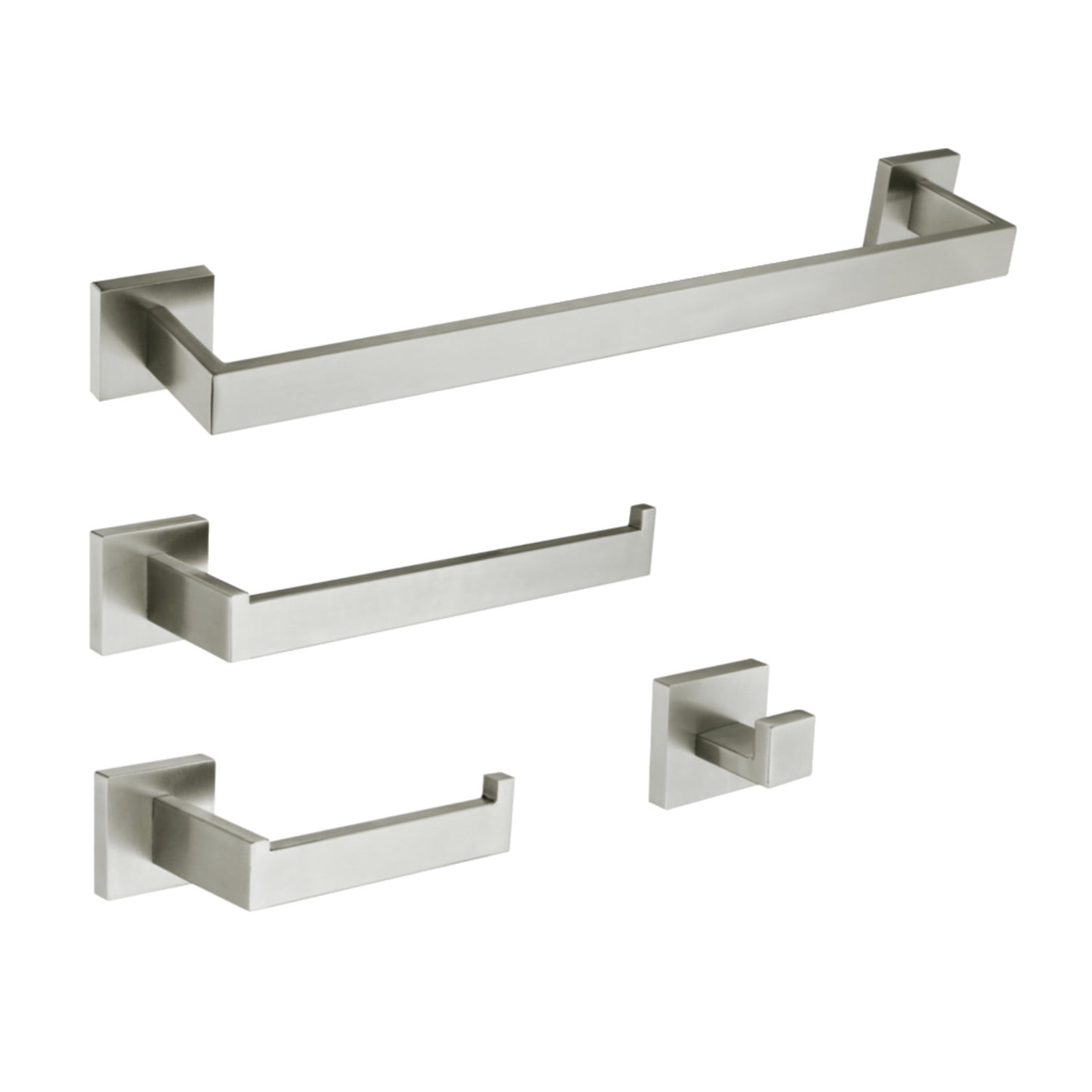Kingston Brass BAHK602478BN 4 Piece Bathroom Accessory Set, Brushed Nickel Finish