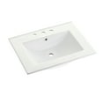 thumbnail image 1 of Kingston Brass Lbt24187.38 Ultra Modern 24" Ceramic Vanity Top - White, 1 of 5