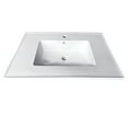 thumbnail image 1 of Fauceture Continental 25 x 22 Inch Ceramic Vanity Top with Rectangular Sink, 1-Hole, White, 1 of 11