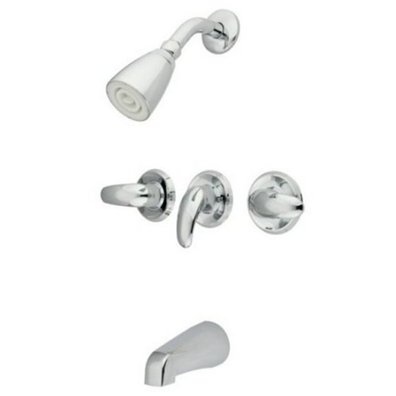 Kingston Brass KB6231LL Legacy Tub & Shower Faucet, Polished Chrome