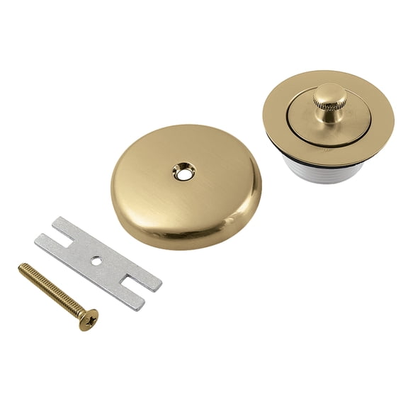 Kingston Brass DLT5301A7 Trimscape Zinc Alloy Lift and Turn Tub Drain Conversion Kit in Brushed Brass