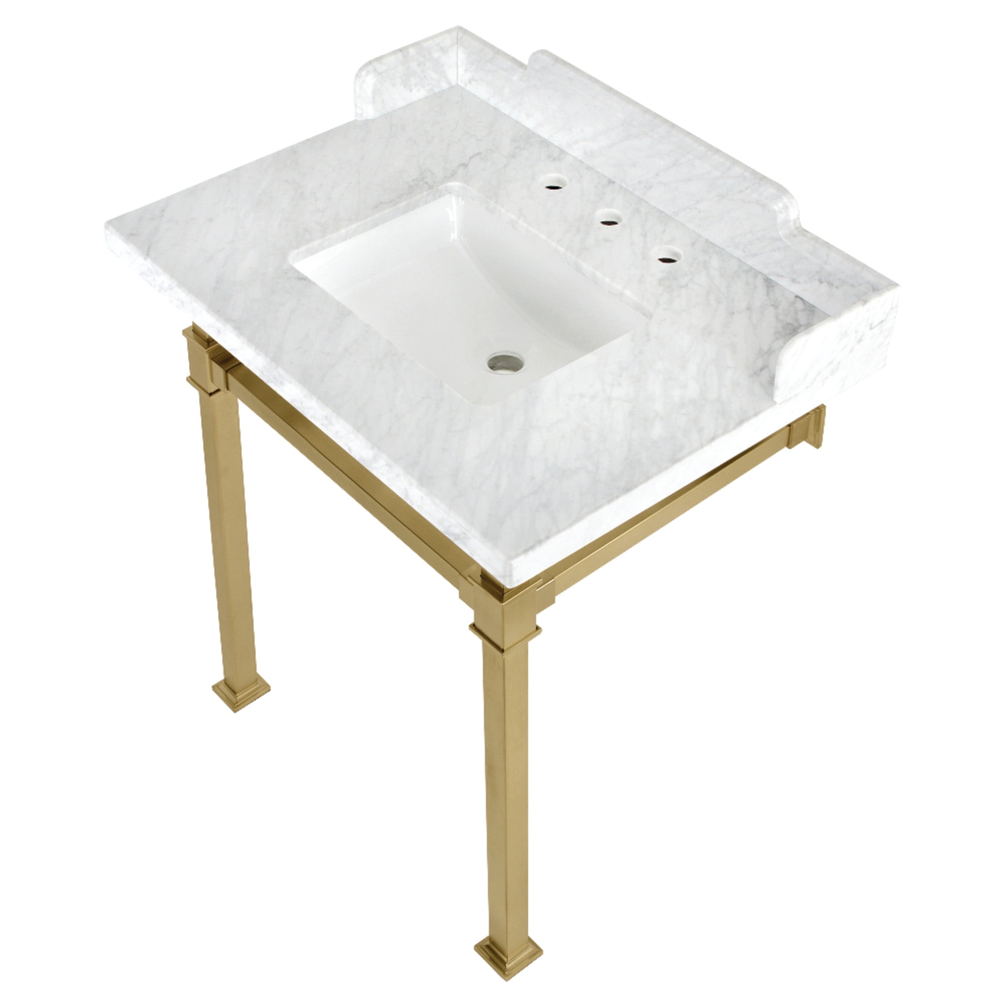 Brass Console Sink 24 Kingston Brass KVBH3622M86 Templeton