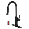 thumbnail image 1 of Gourmetier LS2720DKL Kaiser Single-Handle Pull-Down Kitchen Faucet, Matte Black, 1 of 9