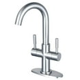 thumbnail image 1 of Kingston Brass LS8551DL Concord Two-Handle Bar Bathroom Faucet, Polished Chrome, 1 of 2