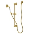 thumbnail image 1 of Kingston Brass KAK3527W7 Made to Match Shower System with Slide/Grab Bar and Hand Shower, Brushed Brass, 1 of 4