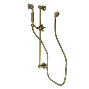 Robinetterie De Douche Kingston Brass KB3633PLSO Style Restauration - Tête 2-1/4", Finition Antique Brass, Neuf