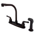 thumbnail image 1 of Kingston Brass GKB755SP  GKB755SP Water Saving Magellan Centerset Kitchen Faucet with Matching Side Sprayer, Oil Rubbed Bronze, 1 of 2