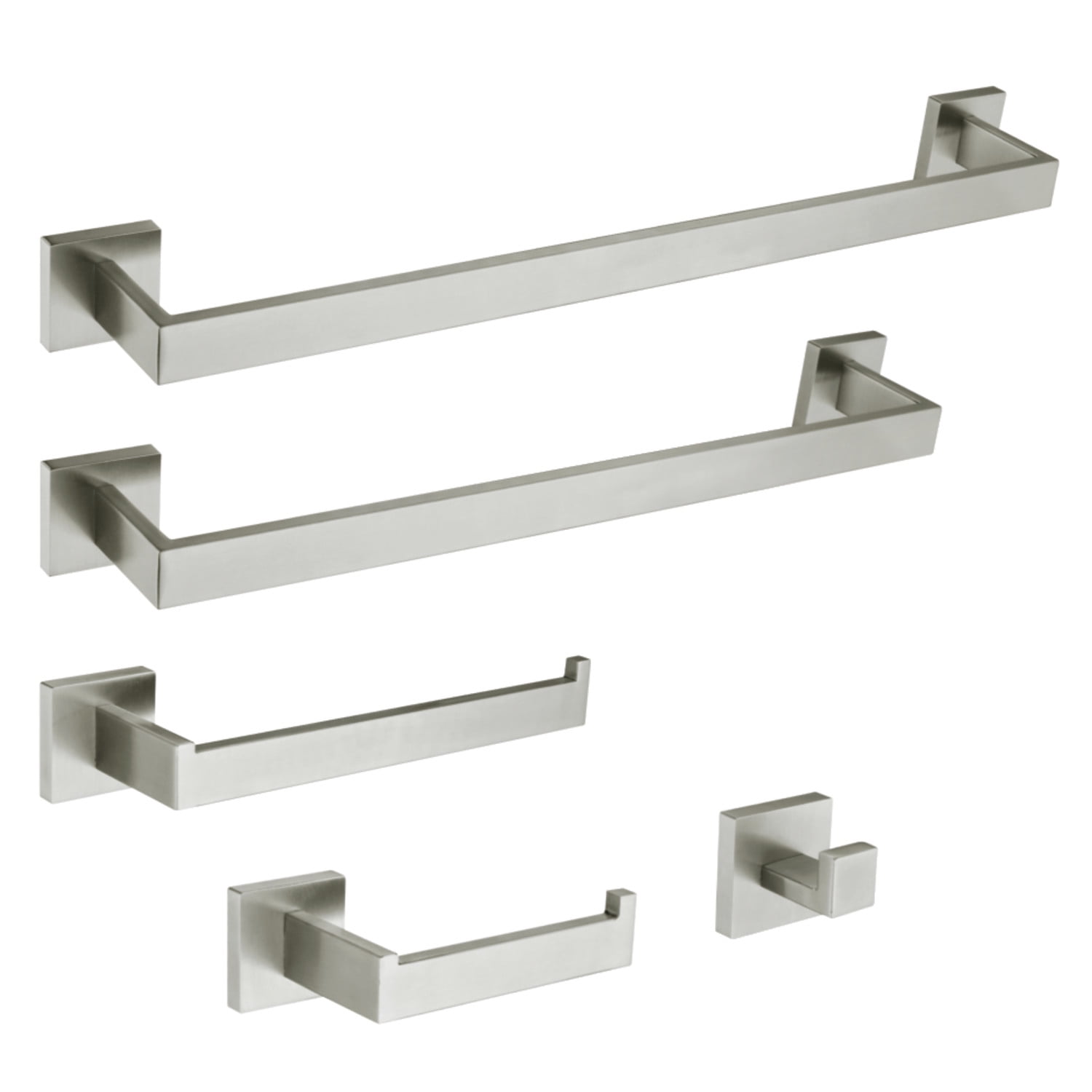 Kingston Brass Markus 5-Piece Bathroom Accessory Set, Brushed Nickel