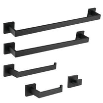 Kingston Brass BAHK6012478MB Markus Bathroom Accessory Set, Matte Black - 5 Piece