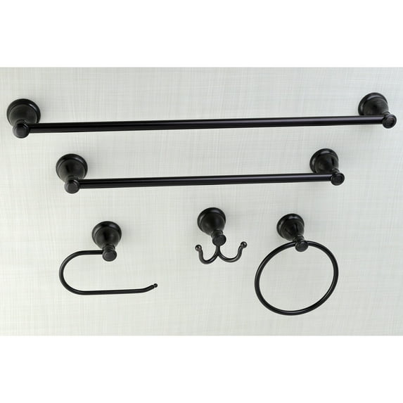 Kingston Brass Mesa Verde 5-Piece Bathroom Accessory Set Oil Rubbed Bronze Oil Rubbed Bronze Finish