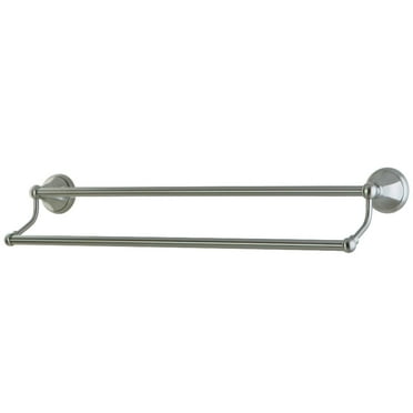 Kingston Brass  Metropolitan 18-Inch Dual Towel Bar Brushed Nickel Brushed
