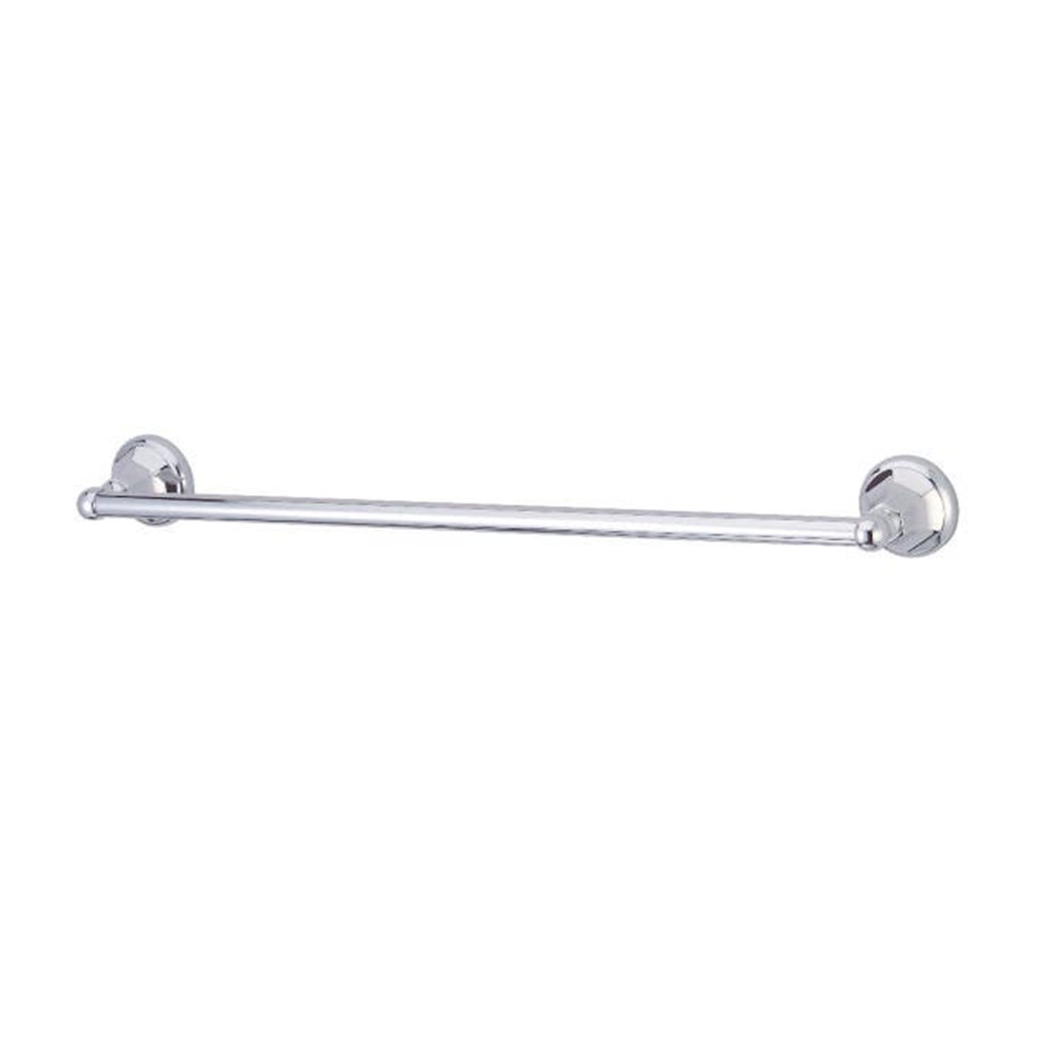 Kingston Brass 24-Inch Polished Chrome Wall Mounted Towel Bar
