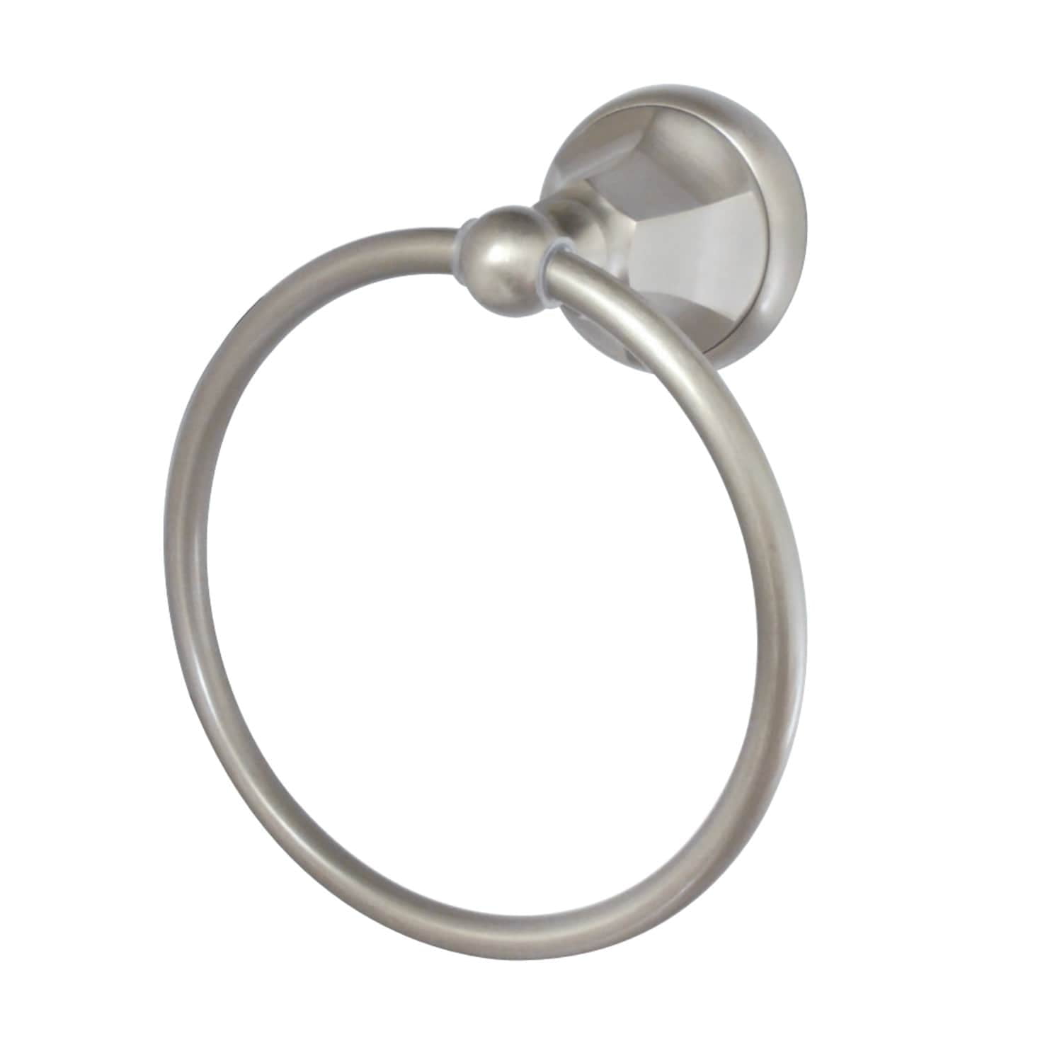 Metropolitan Satin Nickel Wall Mounted Towel Ring