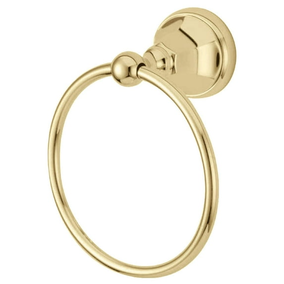 Kingston Brass Metropolitan 6-Inch Towel Ring Polished Brass Polished