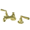 thumbnail image 1 of Kingston Brass  Metropolitan Two-Handle 3-Hole Deck Mount Widespread Bathroom Faucet with Brass Pop-Up Polished Brass Polished, 1 of 5