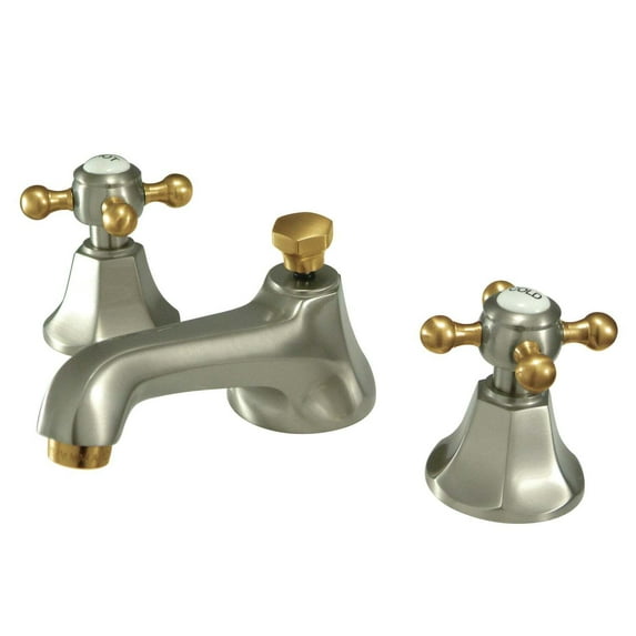 Kingston Brass Metropolitan Two Handle 8 to 16 Widespread Lavatory Faucet with B