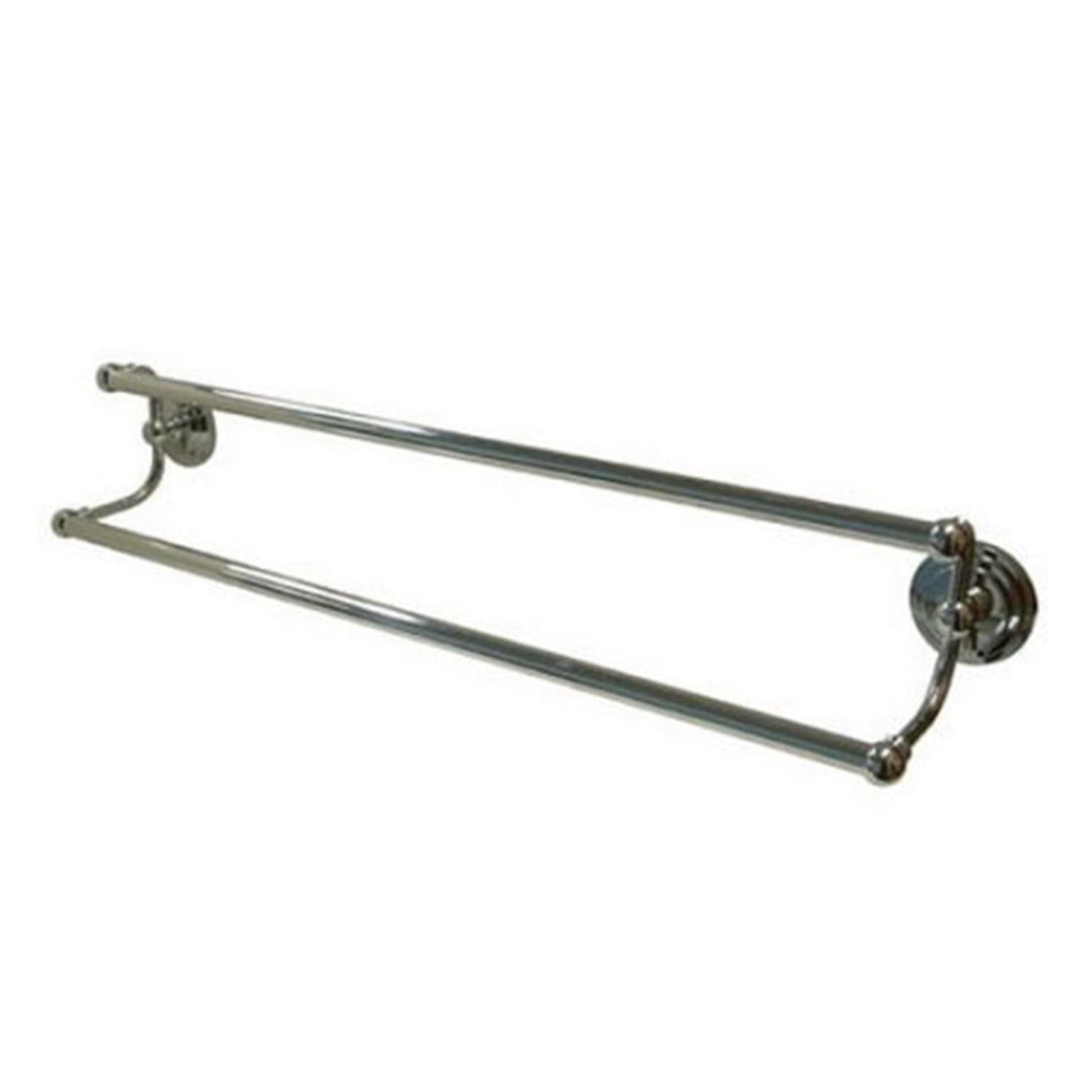 Milano 24-Inch Polished Chrome Dual Towel Bar