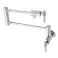 thumbnail image 1 of Kingston Brass Milano Pot Filler Faucets With Polished Chrome Finish KS4101ML, 1 of 5