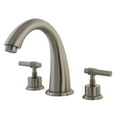 thumbnail image 1 of Kingston Brass KS2368ML Milano Two-Handle Deck Mount Roman Tub Faucet, Brushed Nickel, 1 of 4