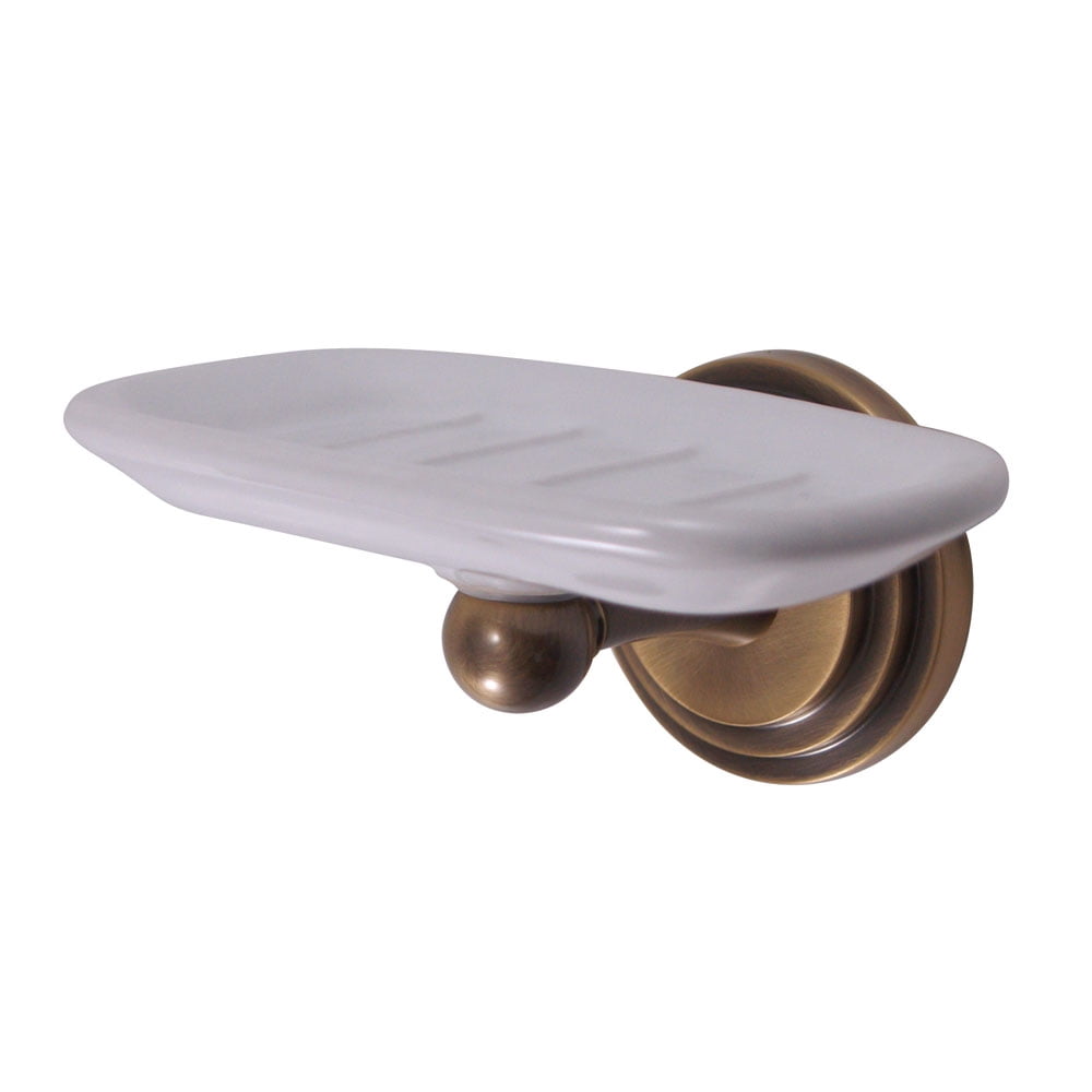 Kingston Brass Milano Wall Mount Soap Dish - Vintage Brass