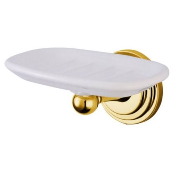 Kingston Brass BA2715PB Milano Wall-Mount Soap Dish - Brass