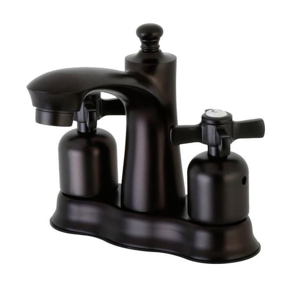 kingston brass fb7615zx millennium 4-inch center set lavatory faucet with retail pop-up oil rubbed bronze