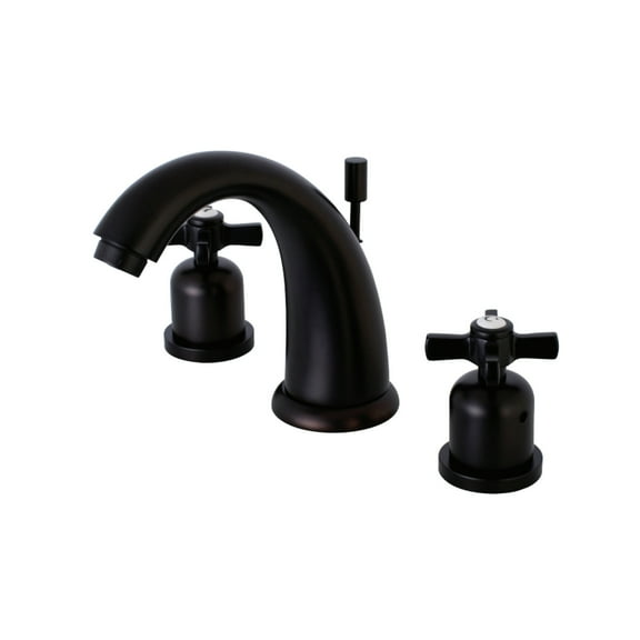 Kingston Brass Millennium KB8985ZX 8" Widespread Lavatory Faucet with Retail Pop-up Drain, Oil Rubbed Bronze