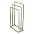 thumbnail image 1 of kingston brass scc8338 edenscape 3-tier pedestal towel rack brushed nickel, 1 of 5