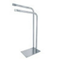 Kingston Brass Edenscape Pedestal Dual Towel Rack With Polished Chrome SCC8001