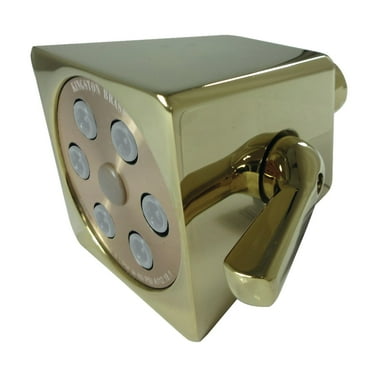 Kingston Brass  Monarch 2.8-Inch Brass Square Shower Head Polished Brass Polished