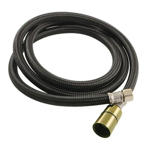 Kingston Brass Nyloom Kitchen Faucet Spray Hose - Matte Black & Antique Brass