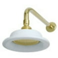 thumbnail image 1 of Kingston Brass P60PBCK Victorian Sunflower Shower Head with 12-Inch Shower Arm, Polished Brass, 1 of 3