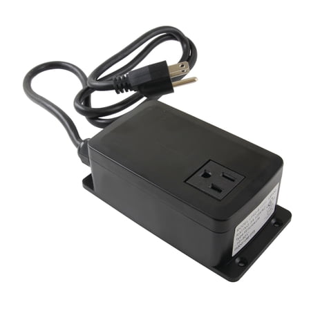 Kingston Brass PMD401 Trimscape Single Outlet Disposal Power Module, Black