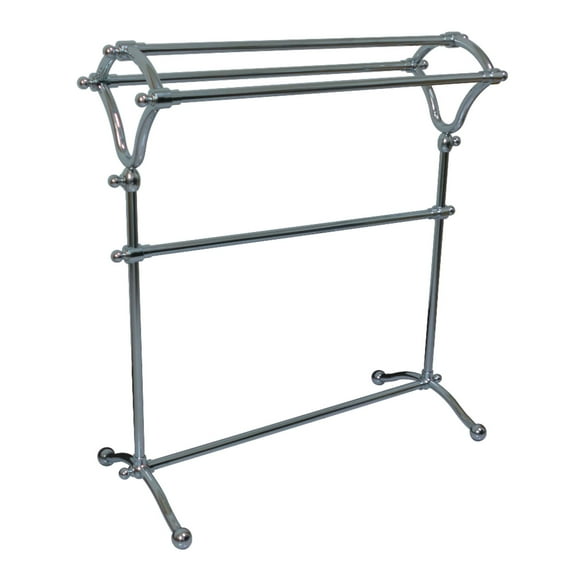 Kingston Brass Edenscape Polished Chrome Pedestal Y-Type Towel Rack